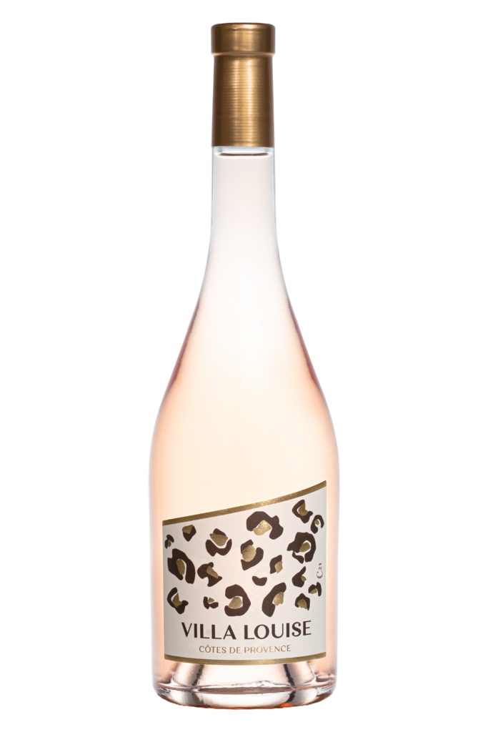 bouteille de vin rosé cuvée léo villa louise côtes de Provence