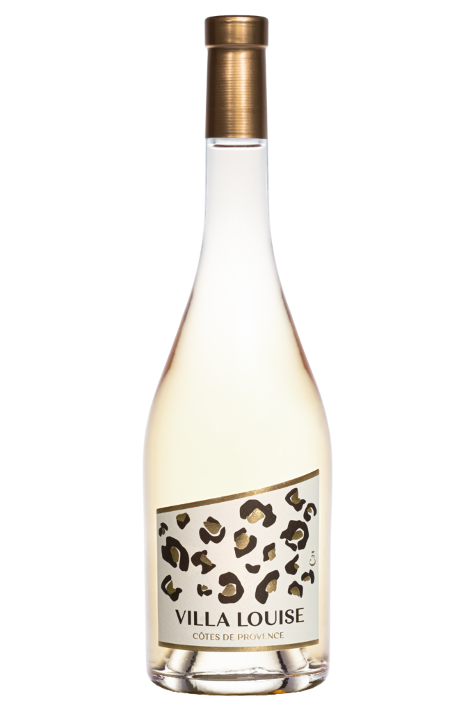 bouteille de vin blanc cuvée léo villa louise côtes de Provence